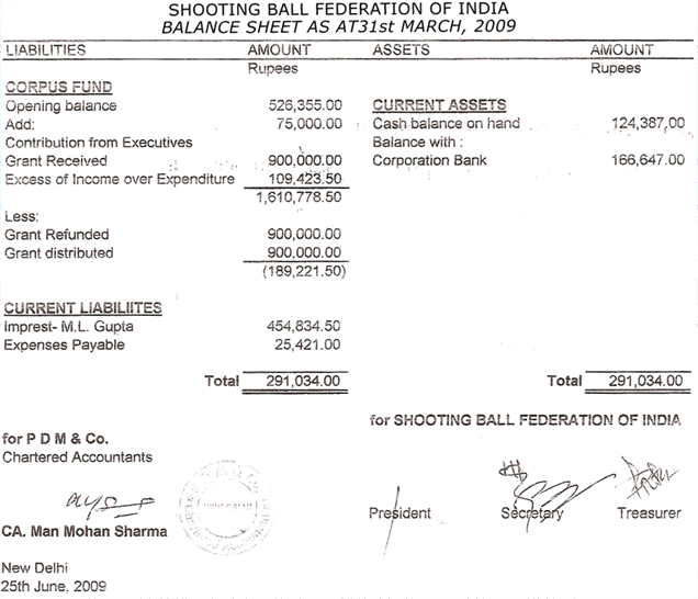 Balance Sheet Service Provider,Balance Sheet India